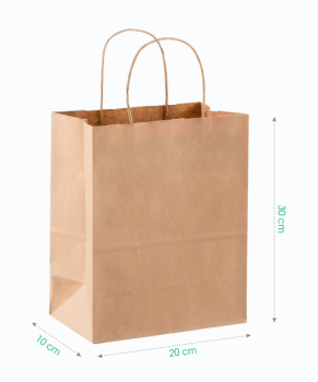 MPTG004 - 30x20x10 cm - Kraft Paper Bag