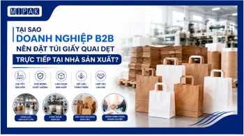 Tại Sao Doanh Nghiệp B2B Nên Đặt Túi Giấy Quai Dẹt Trực Tiếp Tại Nhà Sản Xuất?